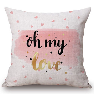 Декоративная подушка Oh my love