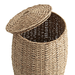 Корзина с крышкой из камыша Chane Wicker Basket варинант исполнения - 3 | Loft Concept в Ижевске