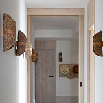 Бра плетеное из ротанга Chainmail варинант исполнения - 3 | Loft Concept в Ижевске