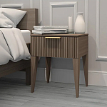 Тумба прикроватная коричневая с ящиком Harper Line варинант исполнения - 2 | Loft Concept в Ижевске