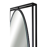 Зеркало овальное в металлической оправе в стиле лофт Urban Style Space варинант исполнения - 3 | Loft Concept в Ижевске