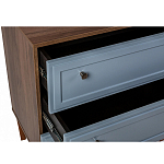 Комод серый из массива бука с 3-мя ящиками Wenge Light варинант исполнения - 3 | Loft Concept в Ижевске