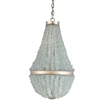 Люстра с каскадом из стеклянных декоративных элементов Shining Sea Glass варинант исполнения - 2 | Loft Concept в Ижевске