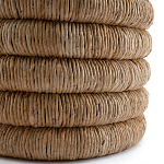 Плетеная корзина с крышкой из плетеного бананового дерева Zuwena Wicker Basket варинант исполнения - 5 | Loft Concept в Ижевске