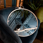 Зеркало настенное в раме белого цвета с декором птица на ветке Mirror Portal варинант исполнения - 3 | Loft Concept в Ижевске