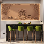 Барельеф OWLS варинант исполнения - 1 | Loft Concept в Ижевске