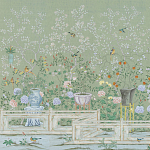 Обои ручная роспись Temple Newsam Mercury Grey варинант исполнения - 1 | Loft Concept в Ижевске