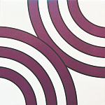 Дизайнерская плитка с узором Мишень варинант исполнения - 2 | Loft Concept в Ижевске