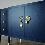 Большой Комод-буфет Elsa Dreams Blue с ящиками варинант исполнения - 2 | Loft Concept в Ижевске