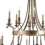 Люстра большая двухъярусная на 30 ламп Grand Chandelier варинант исполнения - 1 | Loft Concept в Ижевске