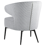 Современное мягкое кресло на металлических ножках Rakush Grey варинант исполнения - 4 | Loft Concept в Ижевске