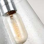 Бра с плафоном в форме колокола из прозрачного стекла с пузырьками Feiss варинант исполнения - 5 | Loft Concept в Ижевске