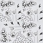 Плитка с узором Граффити 3 варинант исполнения - 1 | Loft Concept в Ижевске