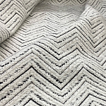 Мебельная ткань Шенилл черно-белый принт 145 см T3-38 варинант исполнения - 1 | Loft Concept в Ижевске