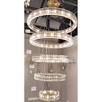 Многоярусная Люстра Elizabeth Золото Вертикальная композиция из пяти хрустальных светильников варинант исполнения - 2 | Loft Concept в Ижевске