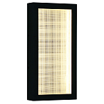 Светодиодное прямоугольное бра из металла черного цвета Lattice Lux варинант исполнения - 1 | Loft Concept в Ижевске