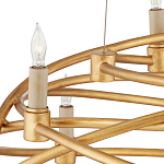 Люстра золотая в форме спирали Fancy Pattern варинант исполнения - 1 | Loft Concept в Ижевске