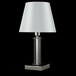 Настольная лампа с белым тканевым абажуром в форме конуса Laurent варинант исполнения - 4 | Loft Concept в Ижевске