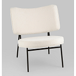 Мини-кресло District Lounge букле белый варинант исполнения - 1 | Loft Concept в Ижевске