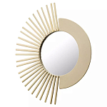 Зеркало-солнце круглое с золотистыми лучами SunMoon  варинант исполнения - 1 | Loft Concept в Ижевске