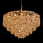 Люстра каскадная с подвесками в форме колец Galaxy of Light варинант исполнения - 1 | Loft Concept в Ижевске