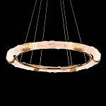 Люстра в форме кольца с золотым декором Warm Heavenly Light варинант исполнения - 4 | Loft Concept в Ижевске