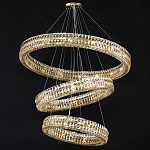 Хрустальная Люстра Элизабет из трех колец Золото  варинант исполнения - 1 | Loft Concept в Ижевске