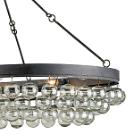 Люстра большая овальная с подвесными стеклянными элементами Impressive Profile варинант исполнения - 1 | Loft Concept в Ижевске