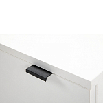 Тумба прикроватная белая с ящиками Strict Lines варинант исполнения - 4 | Loft Concept в Ижевске