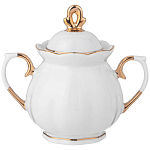 Чайный сервиз из фарфора со стразами на 6 персон 15 предметов Shine Porcelain варинант исполнения - 2 | Loft Concept в Ижевске