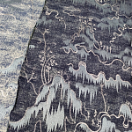 Мебельная ткань Вышивка серый цвет 130 см T2-39 варинант исполнения - 1 | Loft Concept в Ижевске