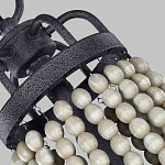 Люстра с 6-ю лампами и кремовыми деревянными бусинами Feiss варинант исполнения - 6 | Loft Concept в Ижевске