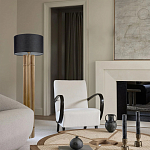 Настольная лампа с металлиеским черным трубчатым основанием Fulgurite варинант исполнения - 4 | Loft Concept в Ижевске