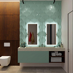 Гипсовая 3D панель с принтографией PM-24 варинант исполнения - 1 | Loft Concept в Ижевске