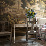 Обои ручная роспись Monuments of Paris Roberts on antique scenic Xuan paper варинант исполнения - 2 | Loft Concept в Ижевске