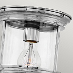 Потолочный светильник для ванных комнат с цилиндрическим стеклянным плафоном и одной лампой Hinkley варинант исполнения - 15 | Loft Concept в Ижевске