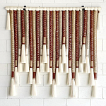Декор настенный в Эко стиле с кисточками wall panel Thread brushes варинант исполнения - 1 | Loft Concept в Ижевске