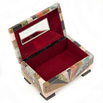 Шкатулка из натурального камня змеевик Stone Casket варинант исполнения - 3 | Loft Concept в Ижевске