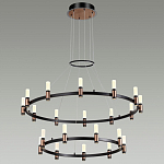 Люстра подвесная с двумя круглыми ярусами и цилиндрическими плафонами Arnaut Light варинант исполнения - 3 | Loft Concept в Ижевске