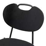 Стул с мягким сиденьем черный Stool Loft Black варинант исполнения - 6 | Loft Concept в Ижевске