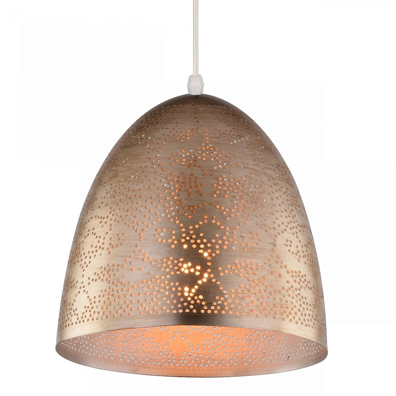 Подвесной светильник perforation oriental ornament dome Золотой в Ижевске | Loft Concept 