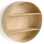 Полка настенная из бамбука Zenara варинант исполнения - 3 | Loft Concept в Ижевске