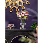 Чаша из прозрачного стекла на бронзовых ножках в виде стрекоз Eden Garden варинант исполнения - 3 | Loft Concept в Ижевске