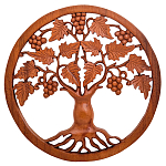 Панно из дерева Osier Panel With Trees варинант исполнения - 1 | Loft Concept в Ижевске