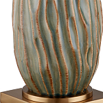 Настольная лампа с фактурным корпусом и тканевым абажуром Smooth Peaks варинант исполнения - 1 | Loft Concept в Ижевске