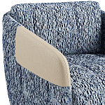 Дизайнерское Кресло William с кожаными подлокотниками  варинант исполнения - 3 | Loft Concept в Ижевске