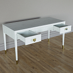Письменный стол Elsa Dreams White Шпон дерево с двумя ящиками варинант исполнения - 3 | Loft Concept в Ижевске