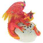 Декоративная статуэтка Дракон Red Yellow Dragon Statuette варинант исполнения - 1 | Loft Concept в Ижевске