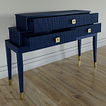 Премиальная Консоль с тремя ящиками Elsa Dreams Blue варинант исполнения - 2 | Loft Concept в Ижевске