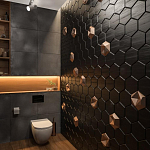 Гипсовая 3D панель с принтографией PM-41 варинант исполнения - 2 | Loft Concept в Ижевске